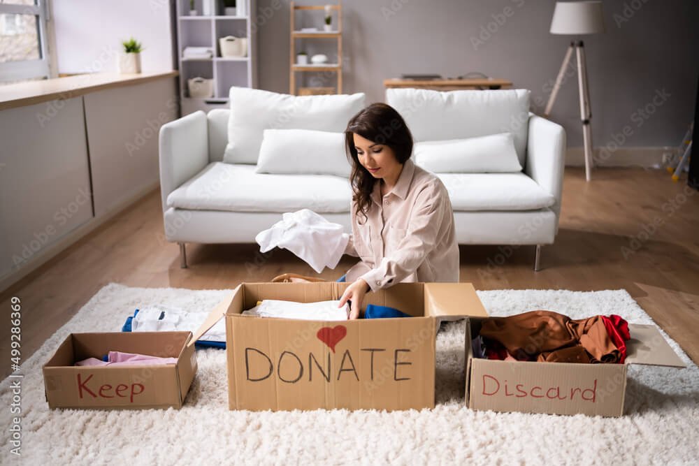 Minimalist Donating Decluttering And Cleaning Up Wardrobe