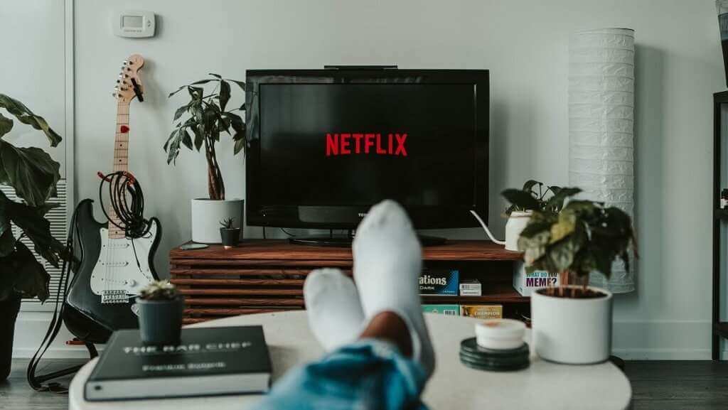 binge watch a Netflix series or have a themed day for a relaxing day at home 
