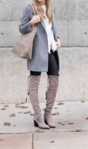 sweater high boot fall fashion outfit combo

