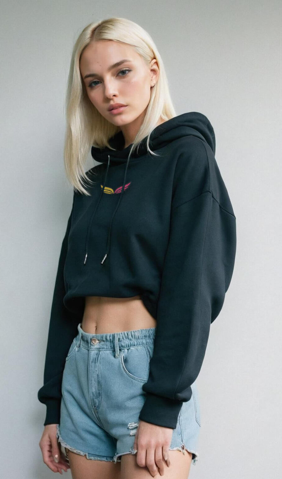 Black premuim oversized hoodie