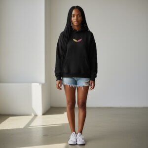 Black oversized Hoodie